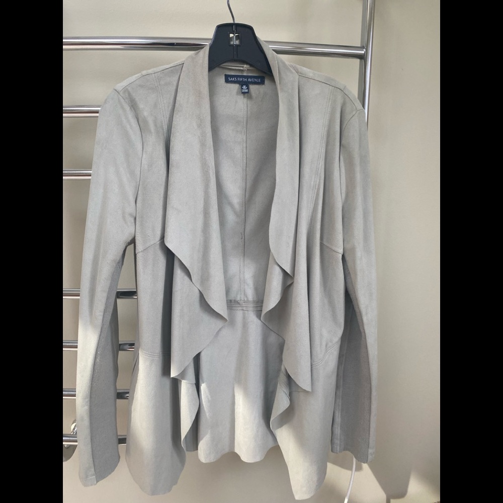 Faux suede jacket